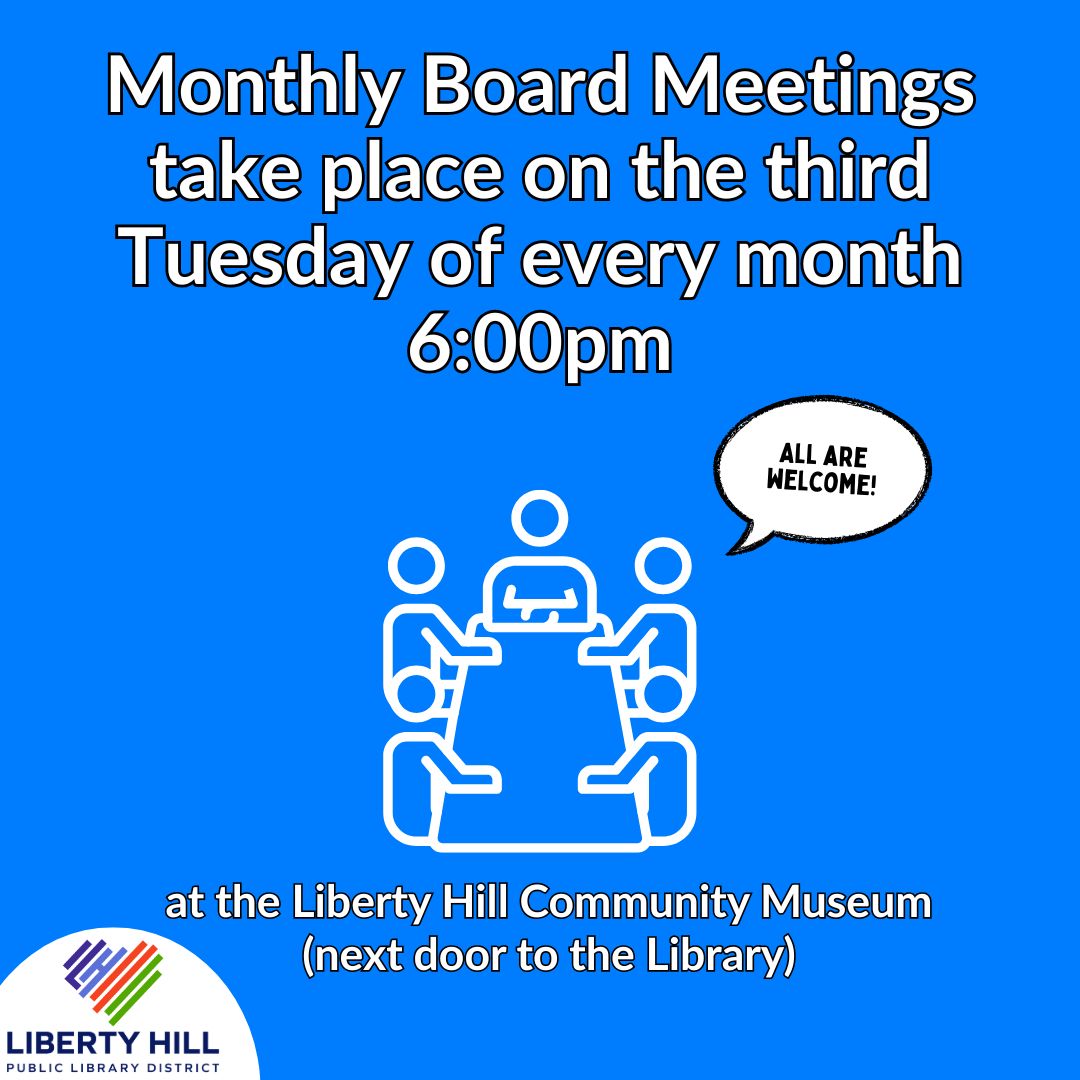 Montly Board Meeting ad